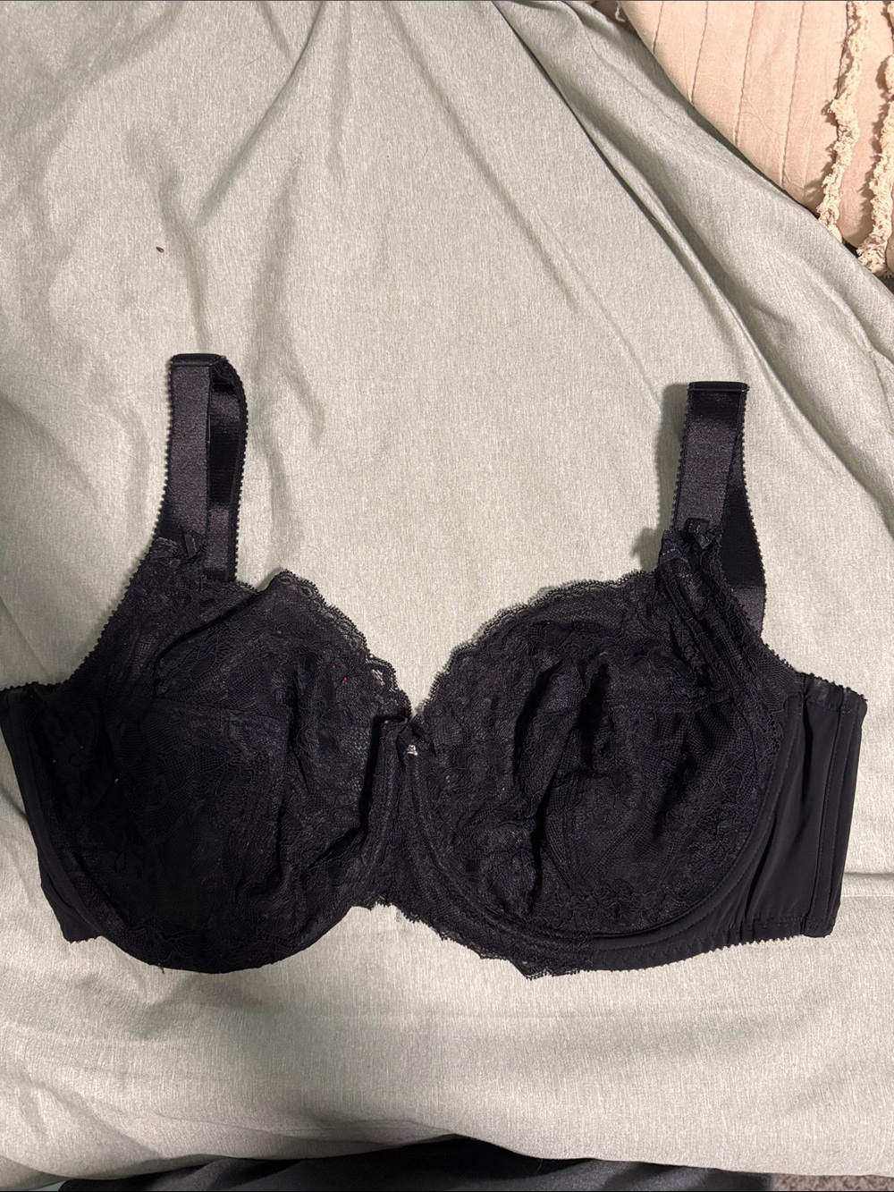 Parfait Lace Underwire Bra in Black - 36H (UK) 36K (US)